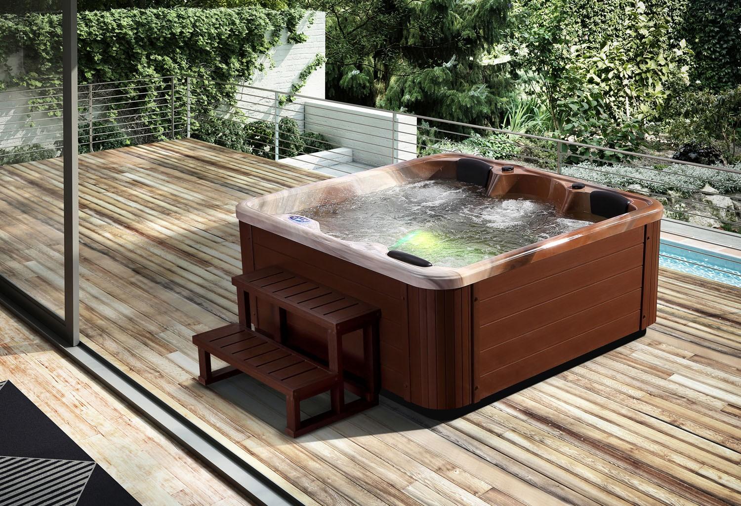 Calm Outdoor Hot Tub