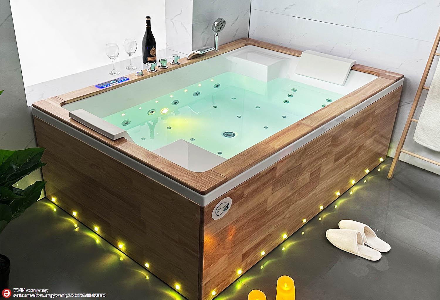 ITACA CLEAR WOOD Whirlpool Bath