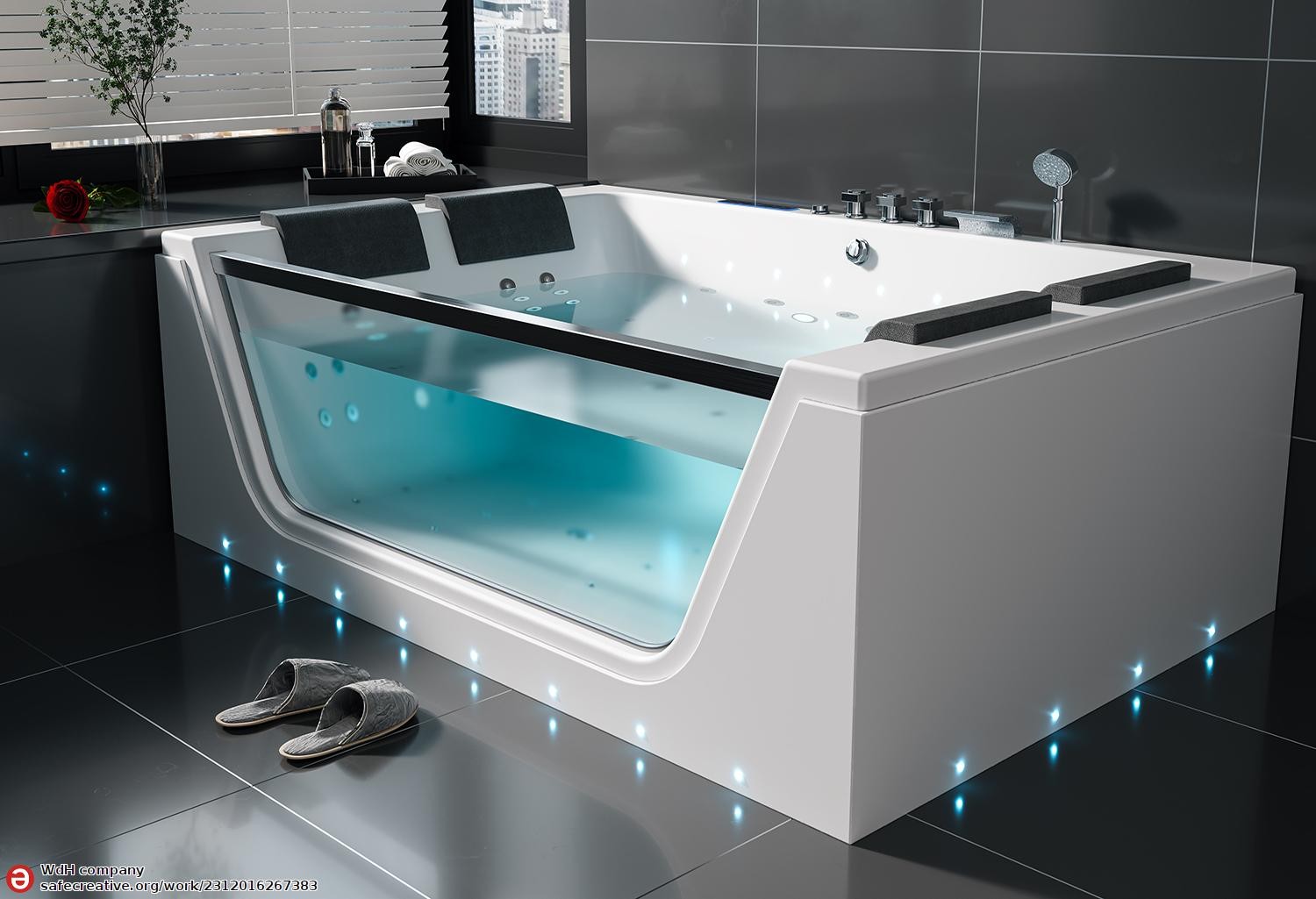 LEROS Whirlpool Bath