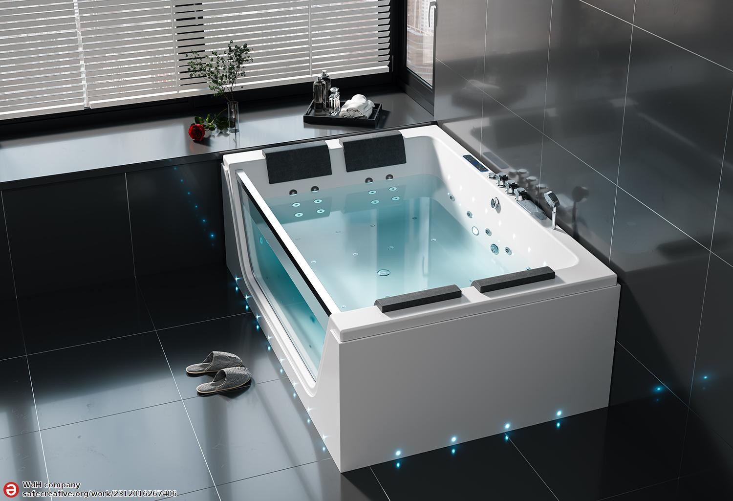 LEROS Whirlpool Bath