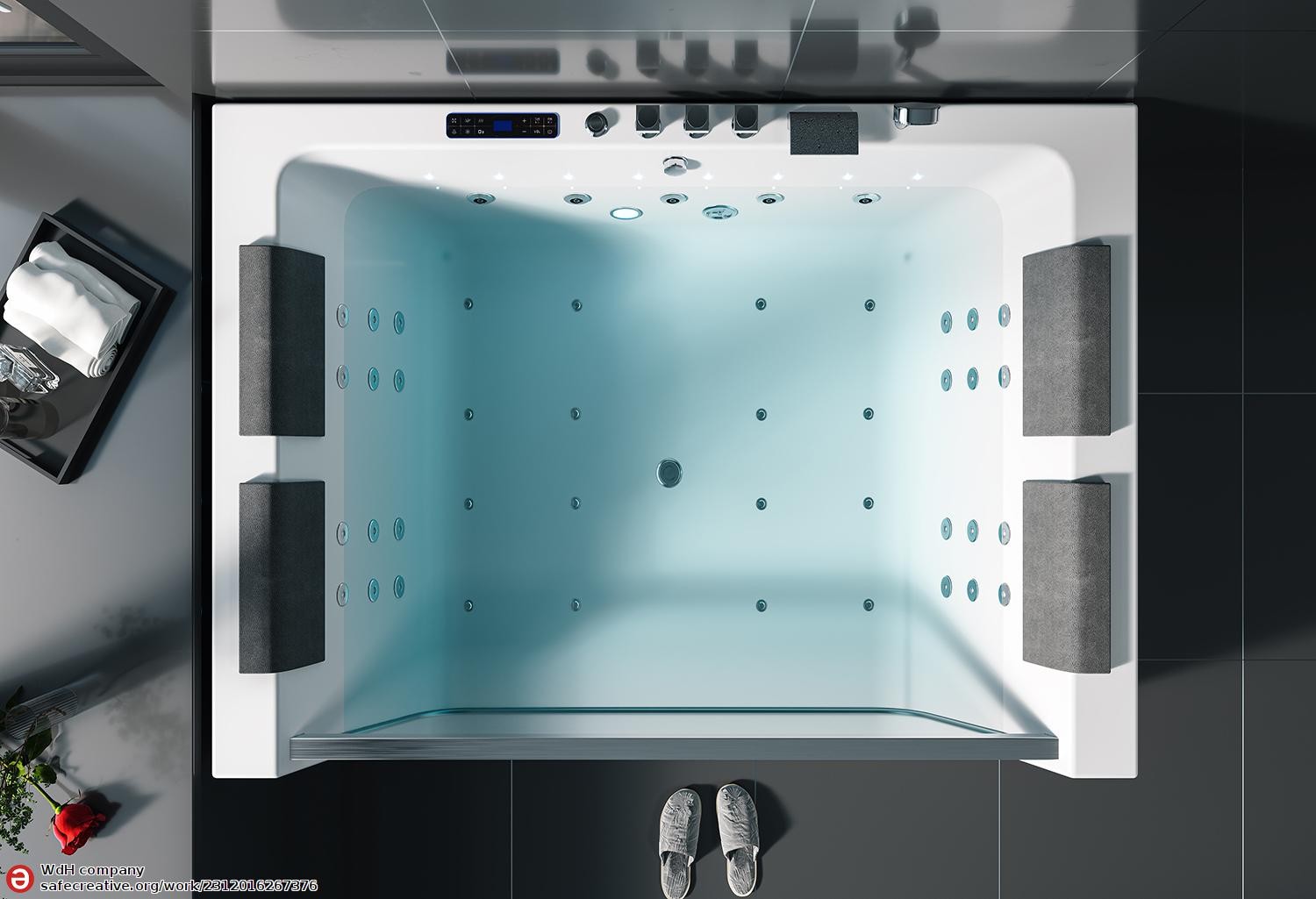 LEROS Whirlpool Bath