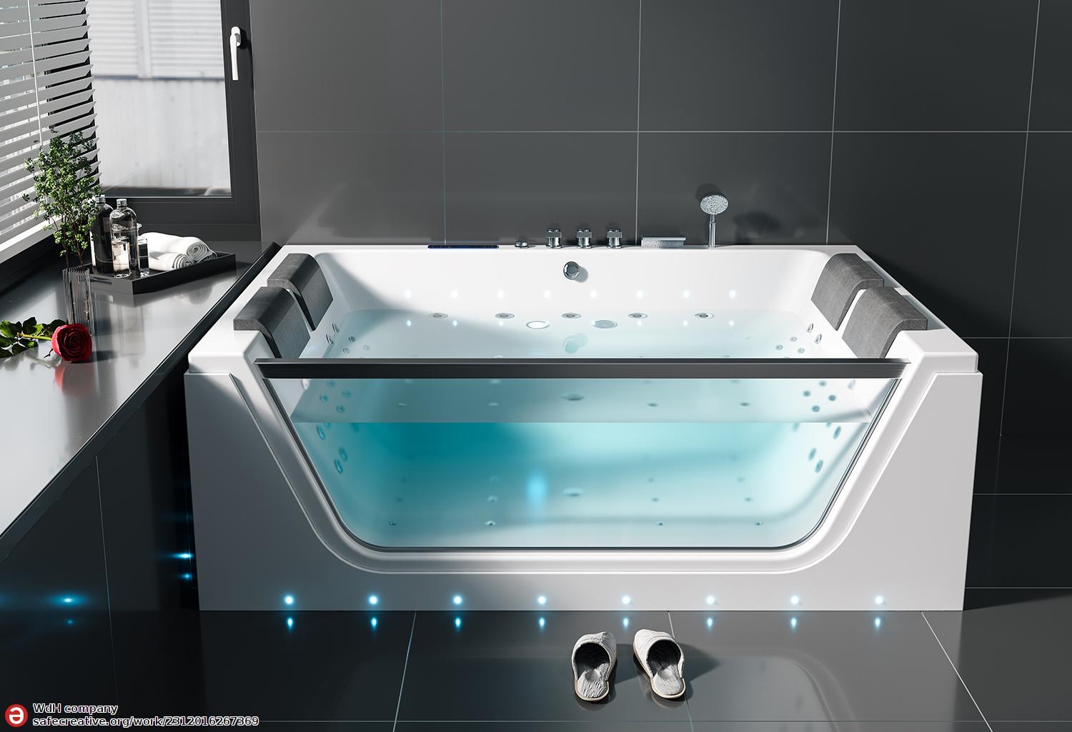 LEROS Whirlpool Bath