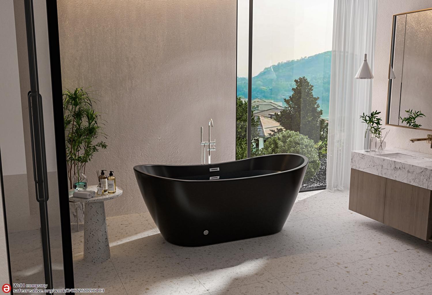 'ANAFE Modern Whirlpool Bath