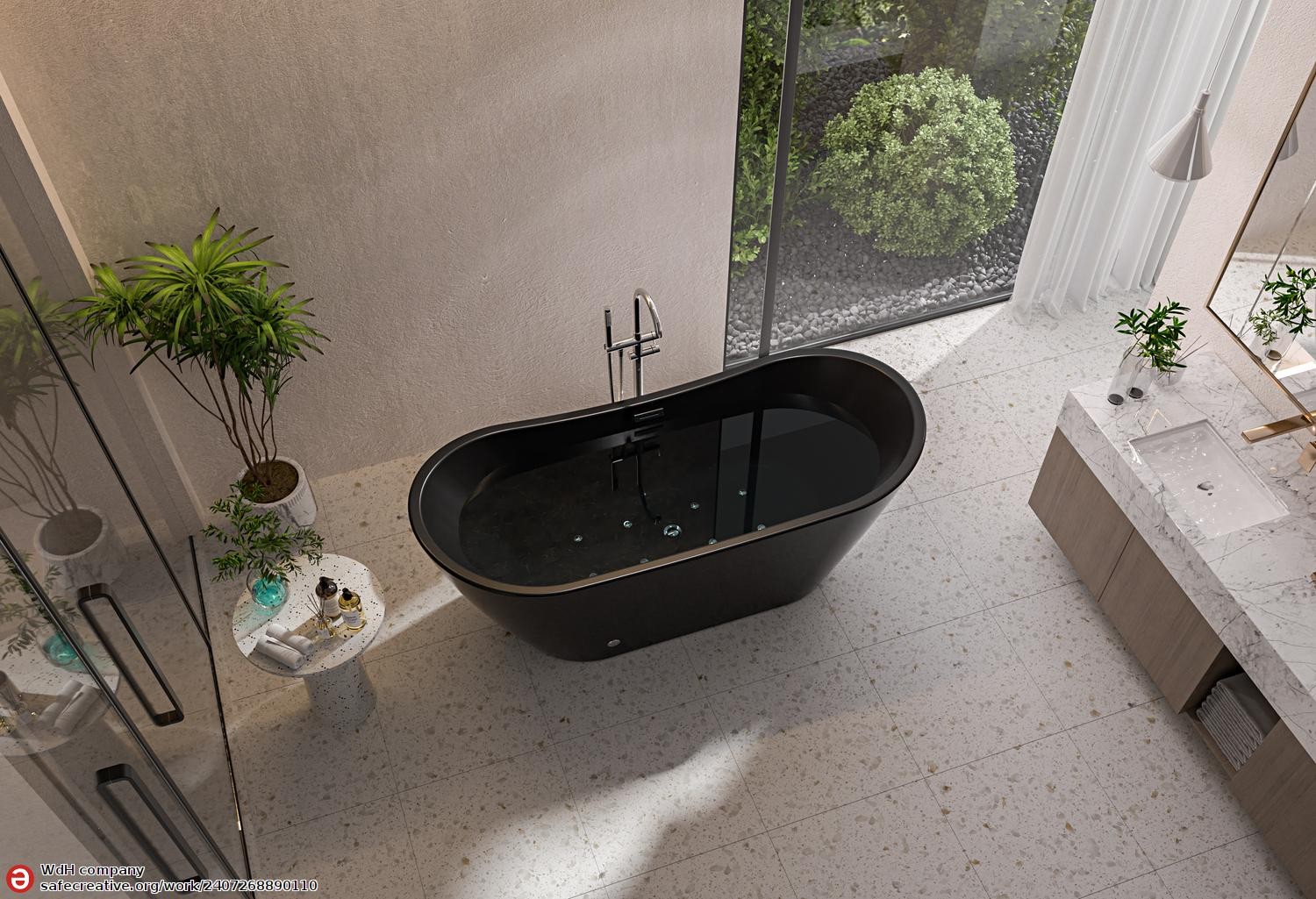 'ANAFE Modern Whirlpool Bath