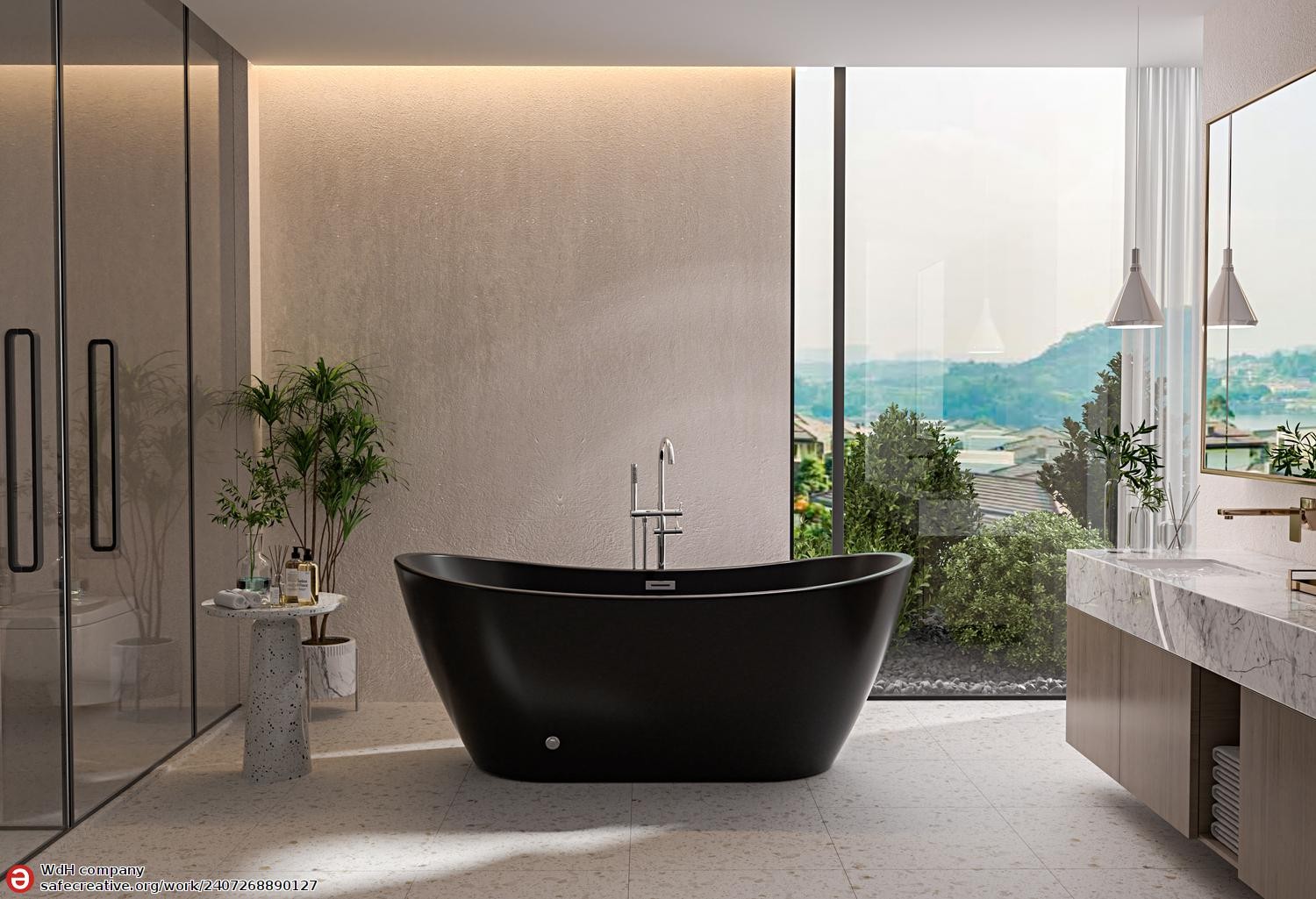 'ANAFE Modern Whirlpool Bath