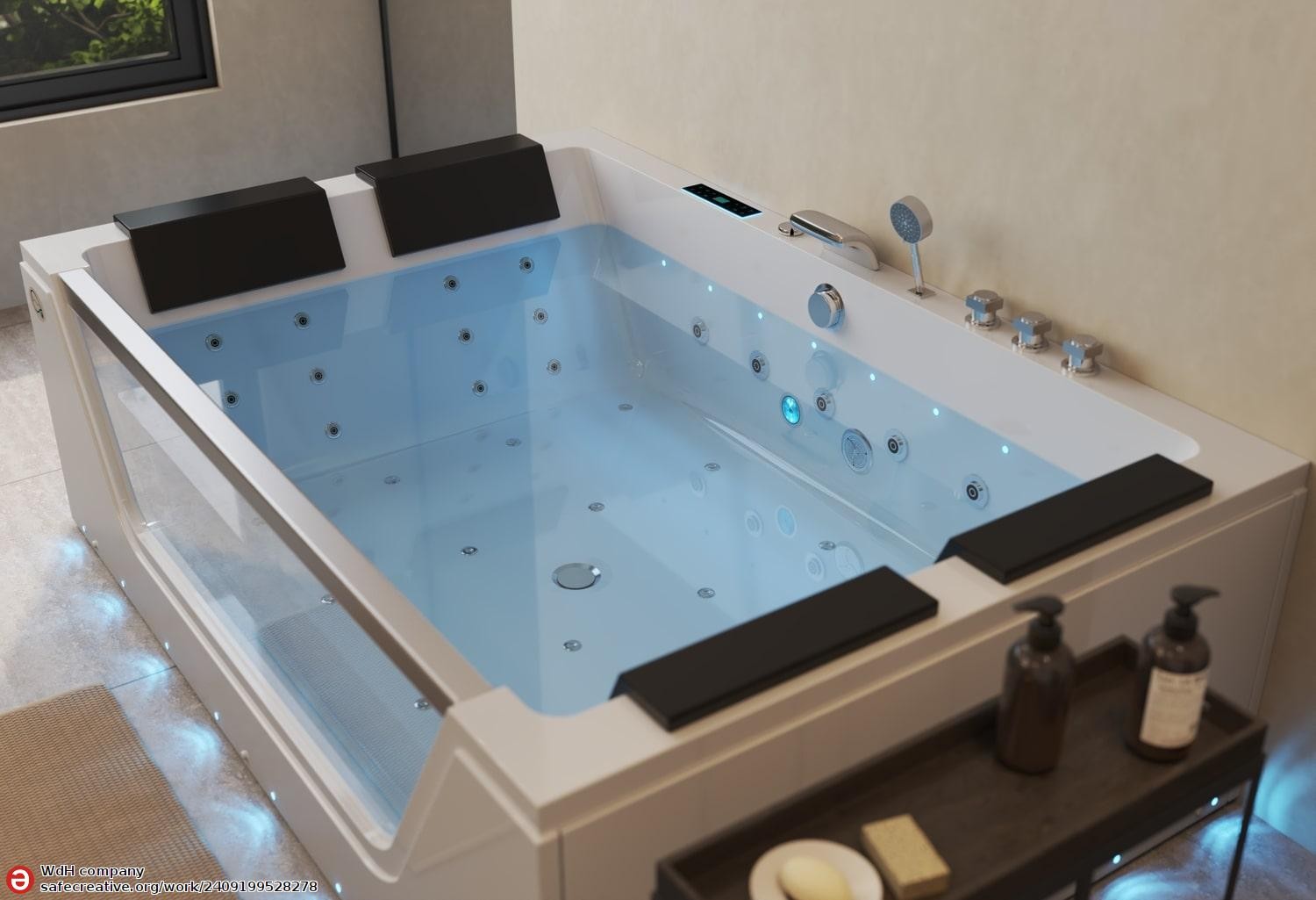 LEROS Whirlpool Bath