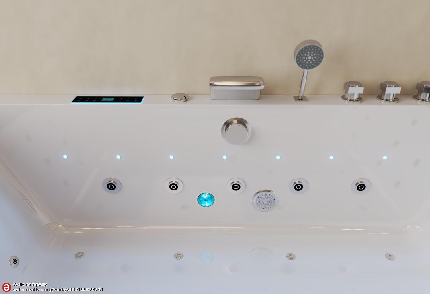 LEROS Whirlpool Bath