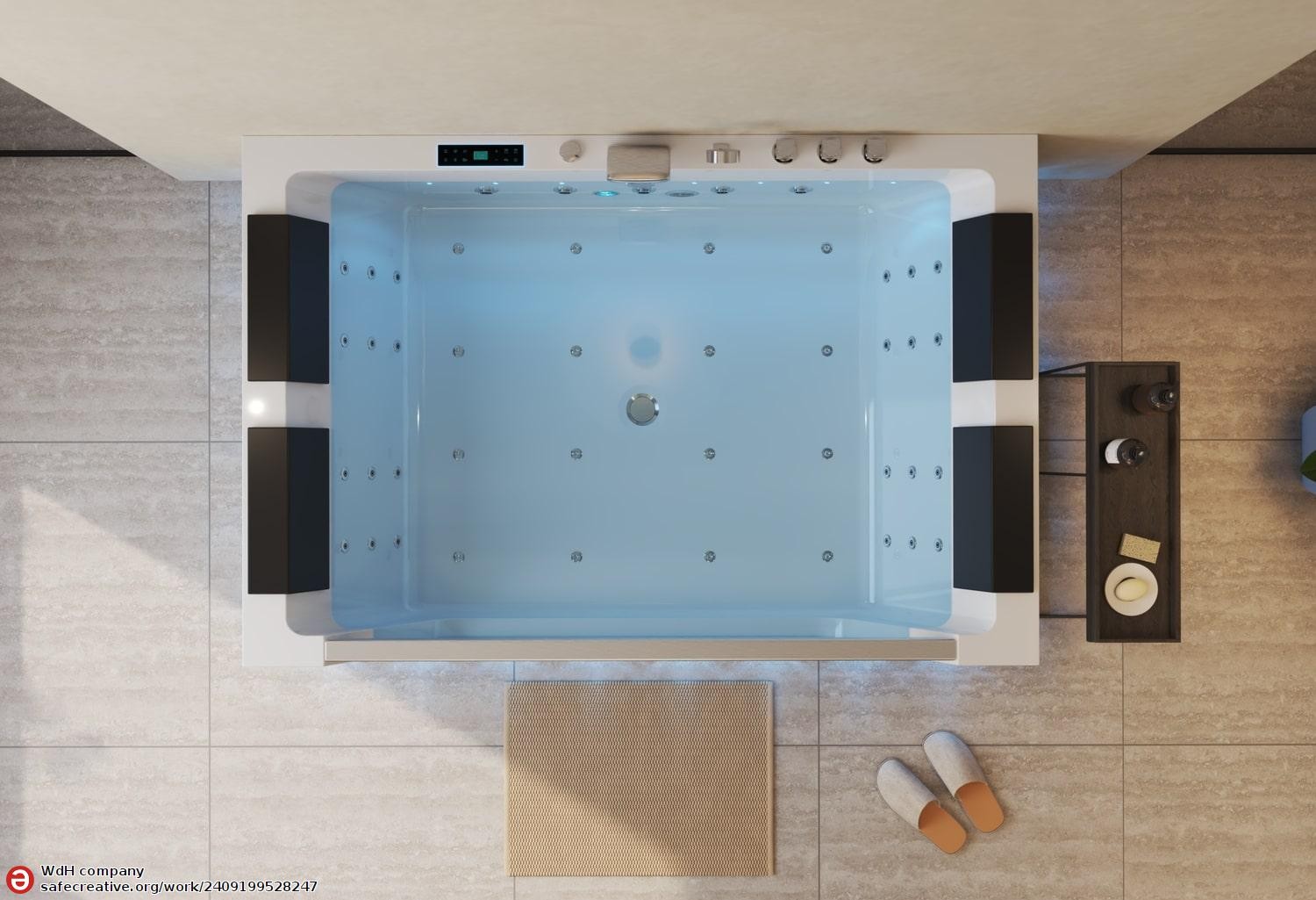 LEROS Whirlpool Bath