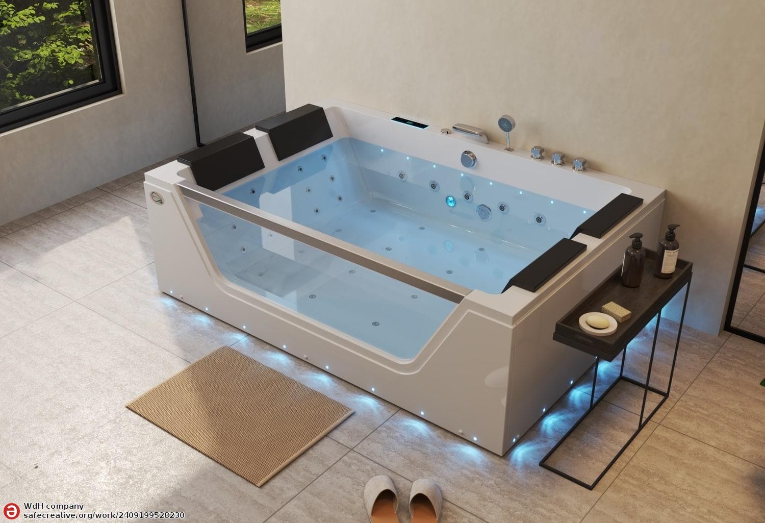 LEROS Whirlpool Bath