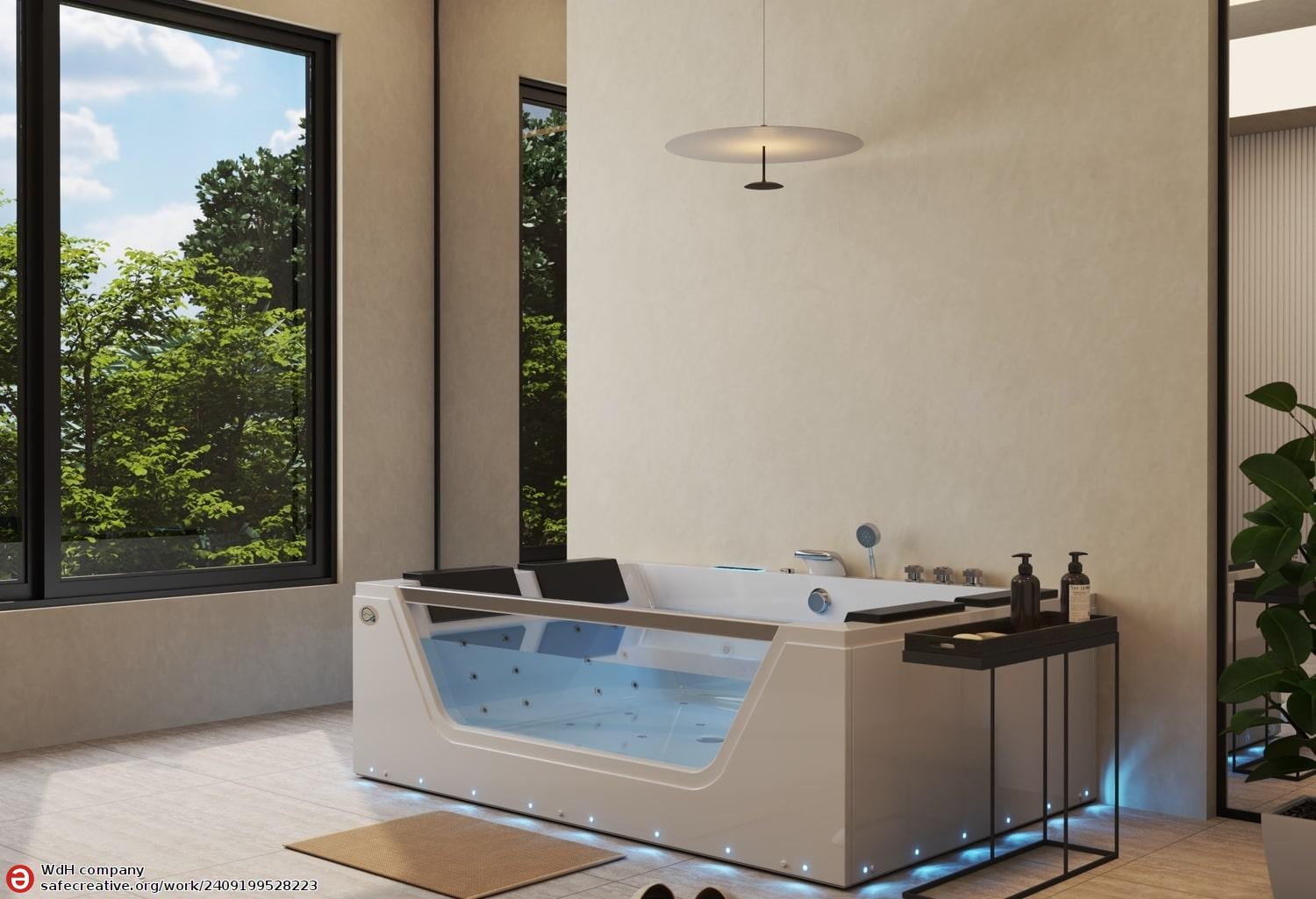 LEROS Whirlpool Bath