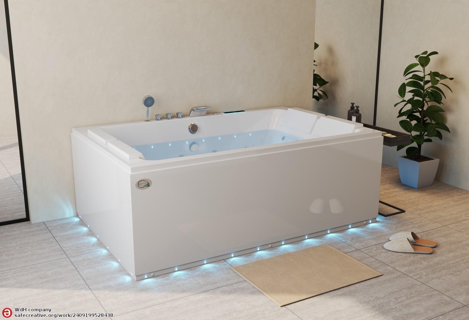 MAKRI Whirlpool Bath