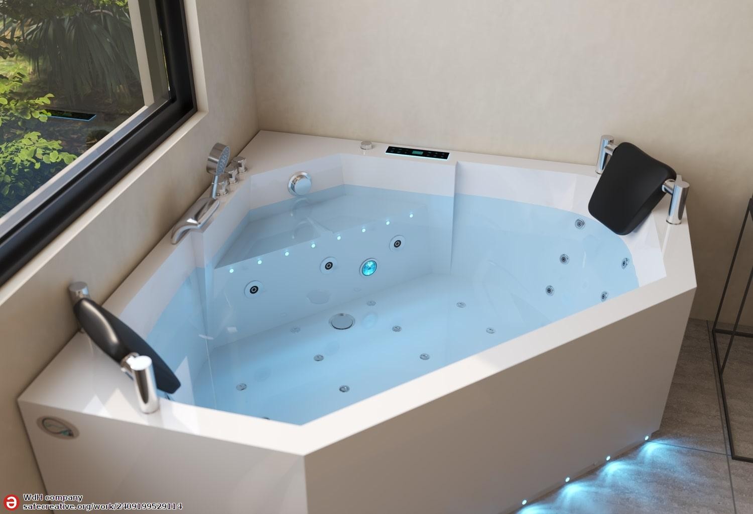 SIROS Whirlpool Bath