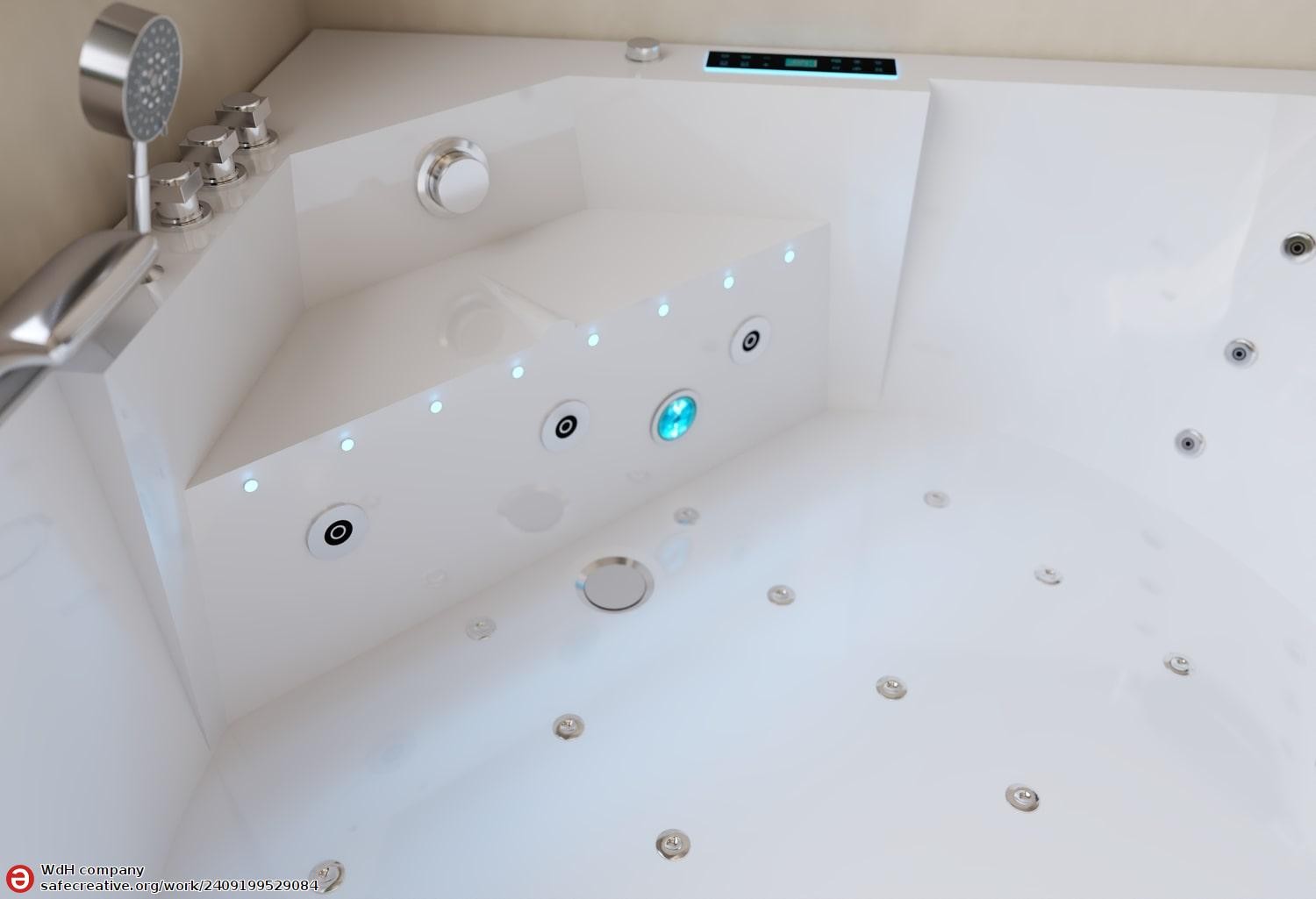 SIROS Whirlpool Bath