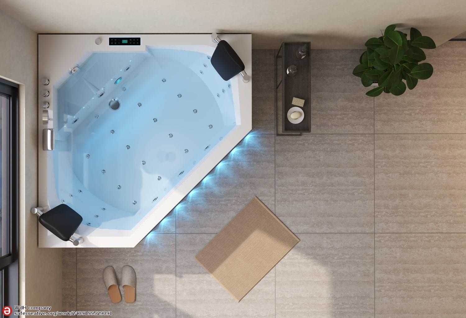 SIROS Whirlpool Bath