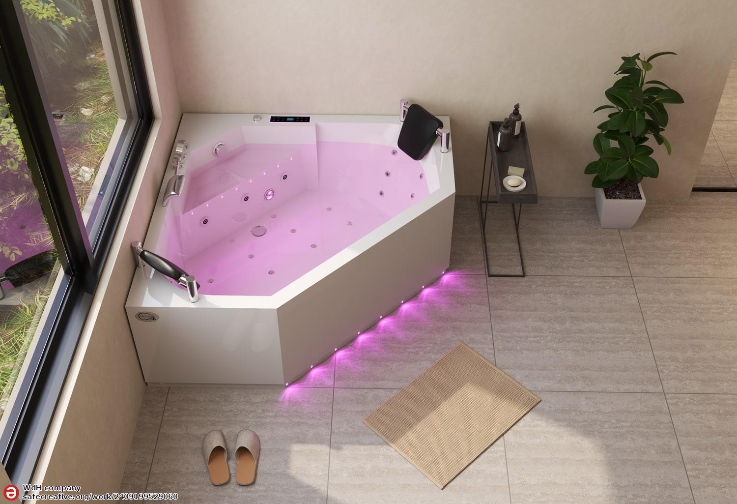 SIROS Whirlpool Bath