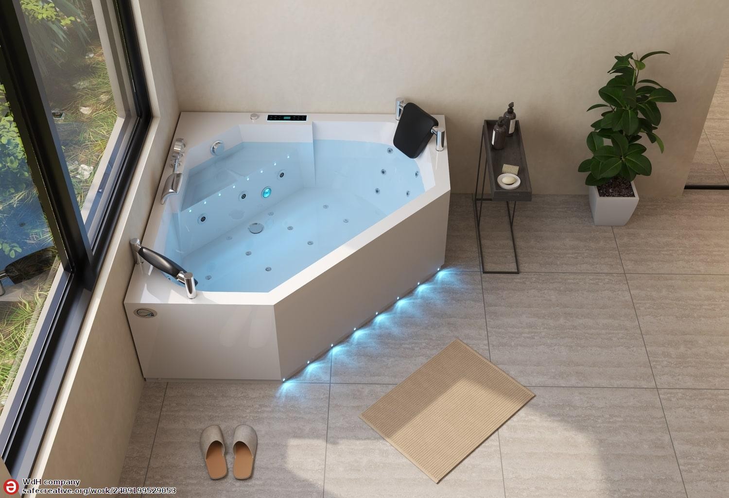 SIROS Whirlpool Bath