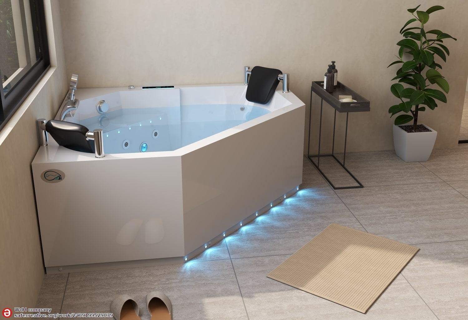 SIROS Whirlpool Bath