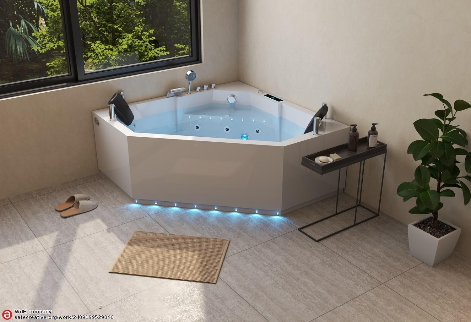 SIROS Whirlpool Bath