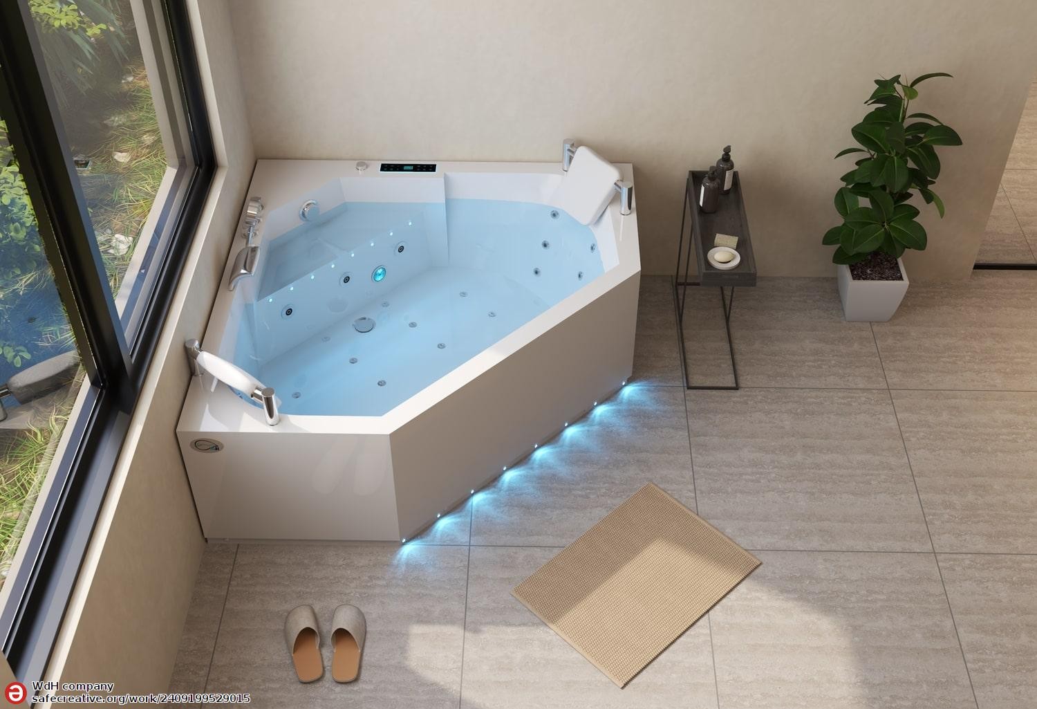 SIROS Whirlpool Bath