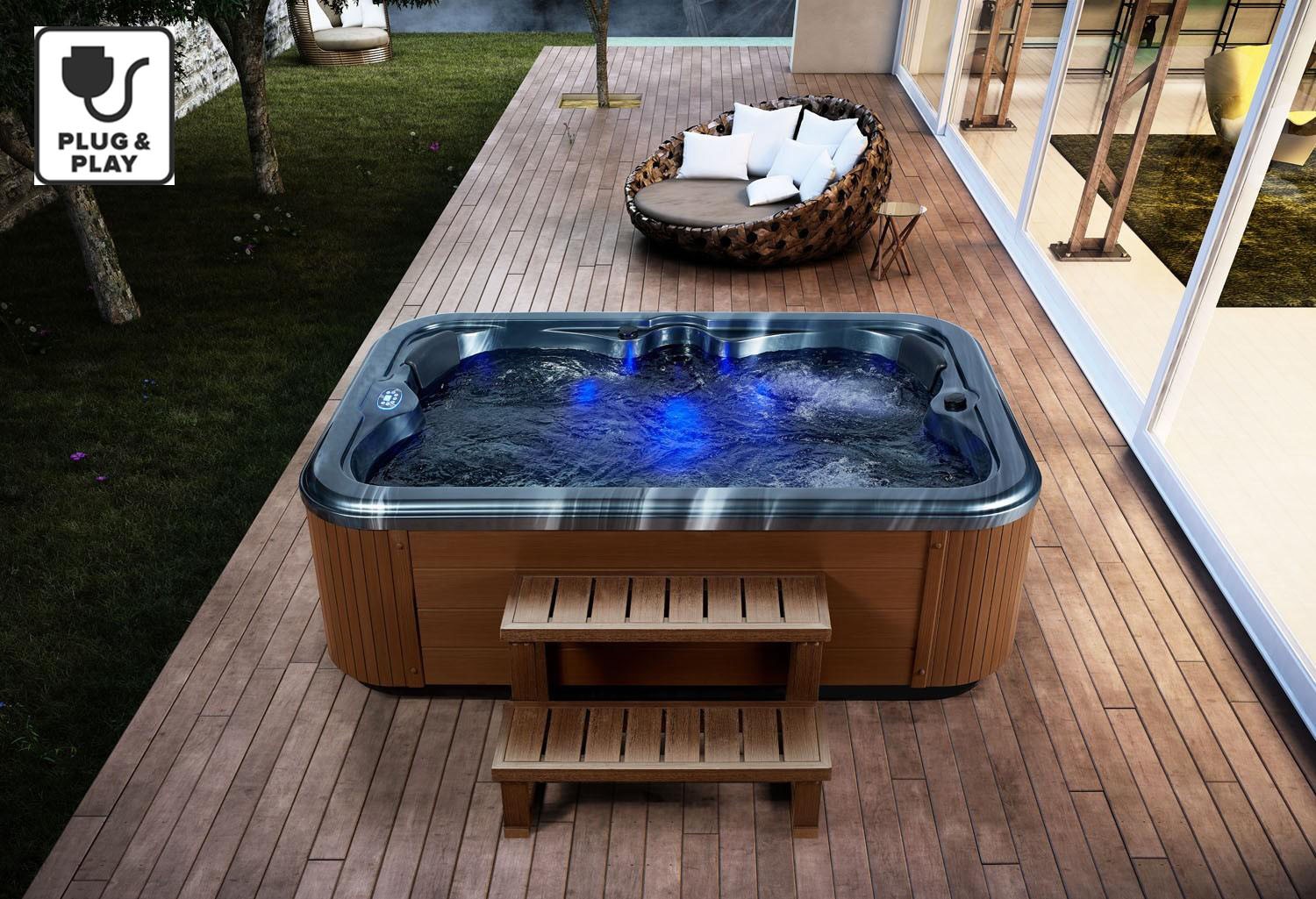 Azure Outdoor Hot Tub "Plug & Play System"